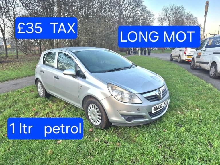 Vauxhall corsa 1.0ltr  FULL MOT    £35 tax