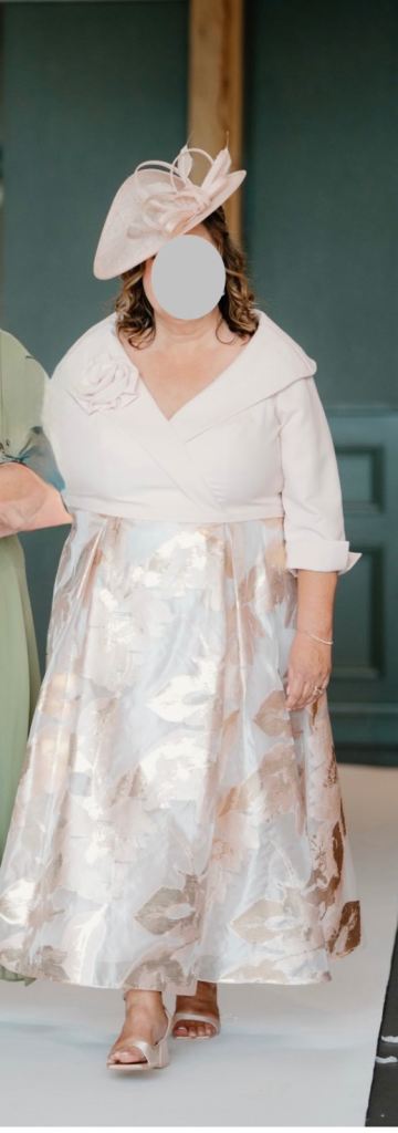 Couture Club (1G1D8SS26) Mother of the Bride Dress size UK24 Pink Gold