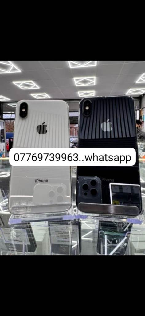 Iphone X...both black and white colors available