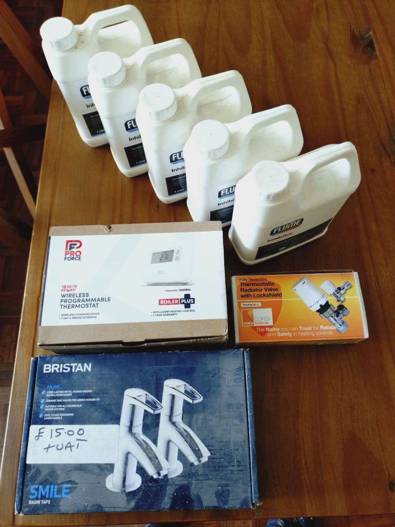 Renovation leftovers - New Bristan Bathroom Taps and Plumbing Bits