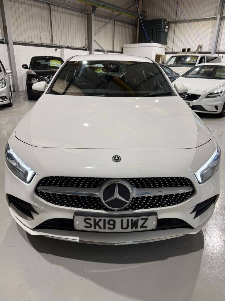 2019 Mercedes-Benz A-Class 1.5 A180d AMG Line Premium Saloon 4dr Diesel 7G-DCT Euro 6 s/s 116 ps ...