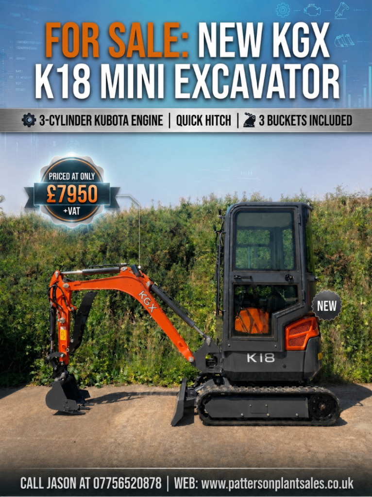 NEW KGX K18 Kubota Powered Mini Digger Mini Excavator 🌍🌍🌍