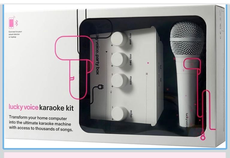Lucky voice karaoke kit 