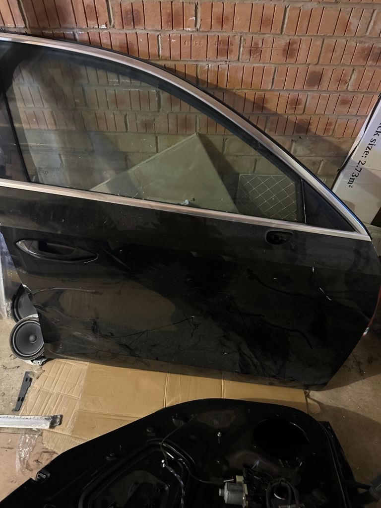 Audi A3 Black Car doors Damage (2021)