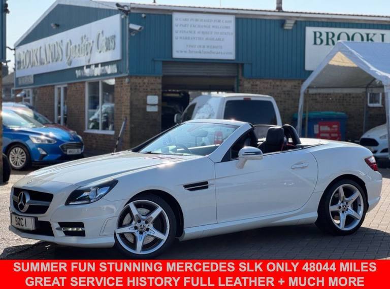 2012 Mercedes-Benz SLK 2.1 SLK250 CDI BlueEfficiency AMG Sport Convertible Calcite White Diesel G...