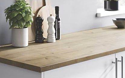 Oak Effect Laminate Kitchen Worktop - Super Cheap Kitchen Worktops / Countertops