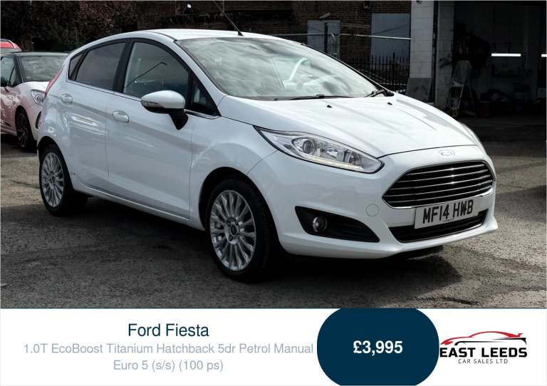 2014 Ford Fiesta 1.0T EcoBoost Titanium Hatchback 5dr Petrol Manual Euro 5 (s/s) (100 ps) Hatchba...