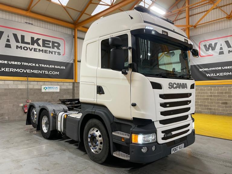 SCANIA R450 *EURO 6* HIGHLINE 6X2 TAG AXLE TRACTOR UNIT - 2017 - PO67 VLE