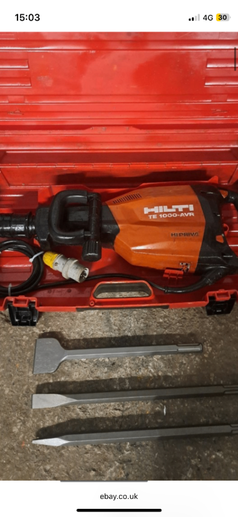 Hilti te 1000 breaker 