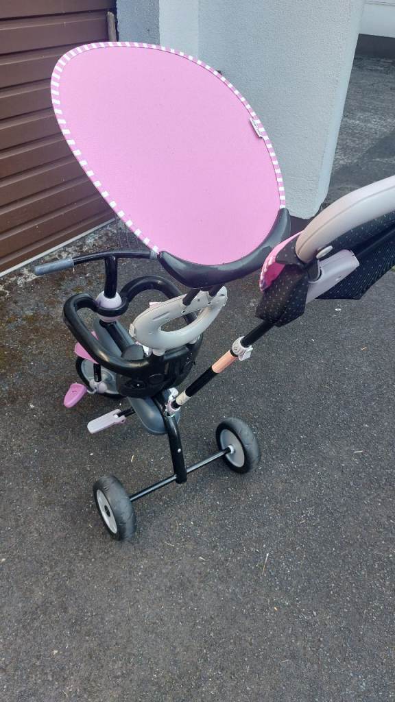 Pink Smart Trike with Parent Handle – Good Condition