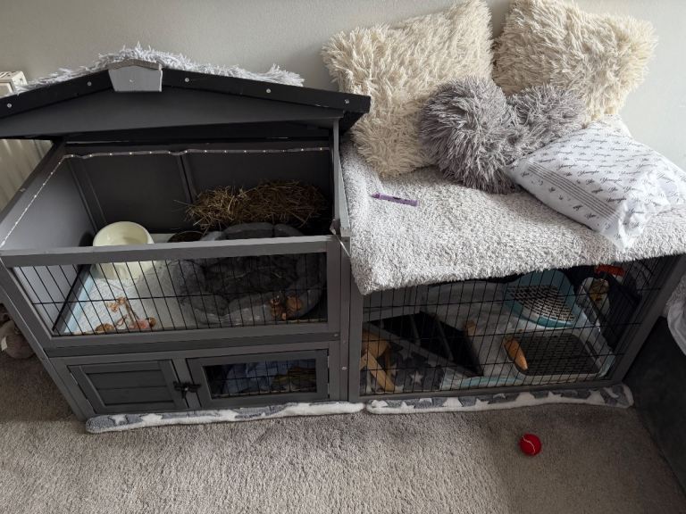 Pawhut Rabbit Hutch