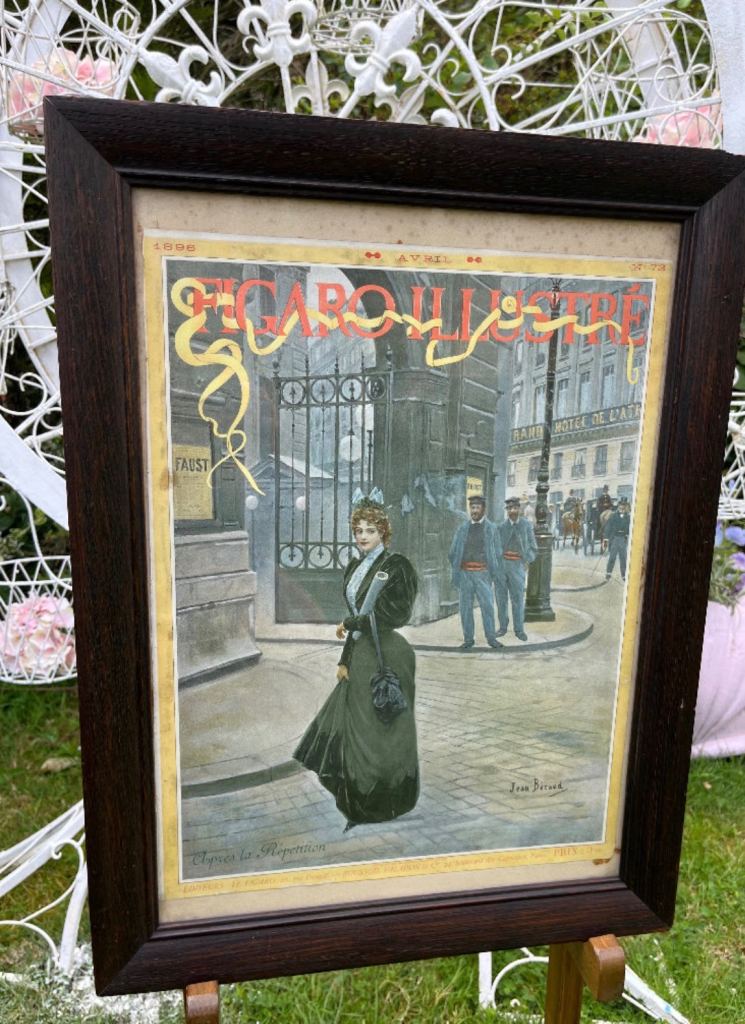 Original framed After the Rehearsal (Cover poster of Le Figaro Illustre, April 1896)  