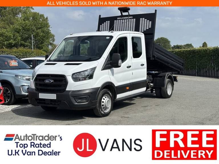 image for  Ford Transit 350 EcoBlue Leader CrewCab Tipper L3 Euro 6 130ps 2022 Tipper Diesel Manual