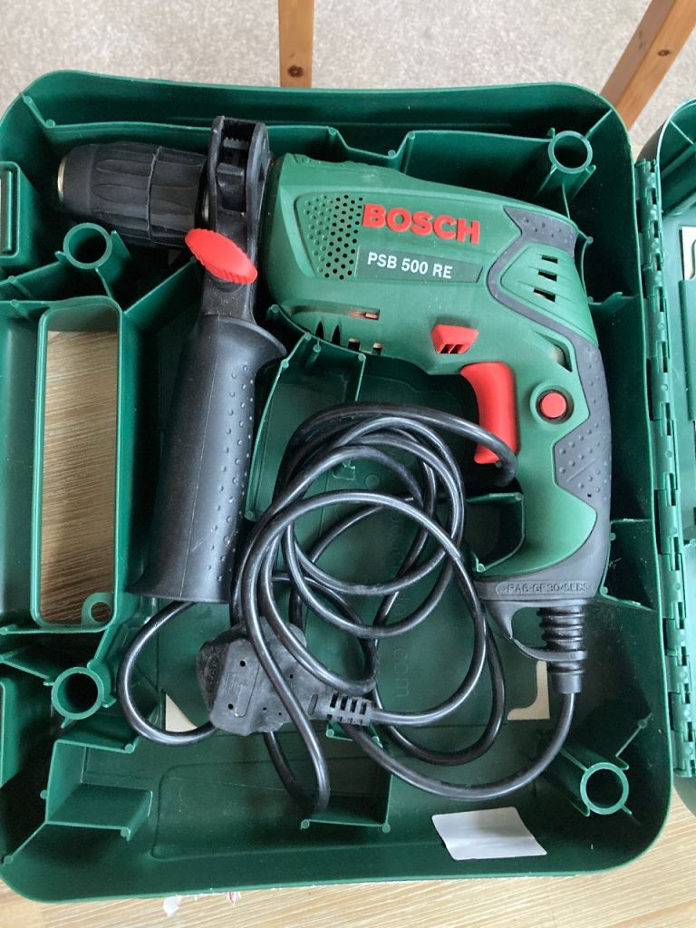 Bosch PSB 500 RE Hammer Drill 500W with Case