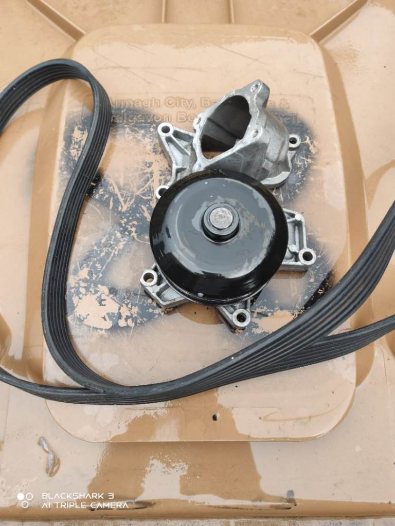 BMW pump and belt