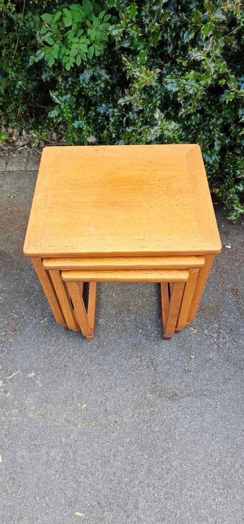 Parker knoll nest of 3 tables