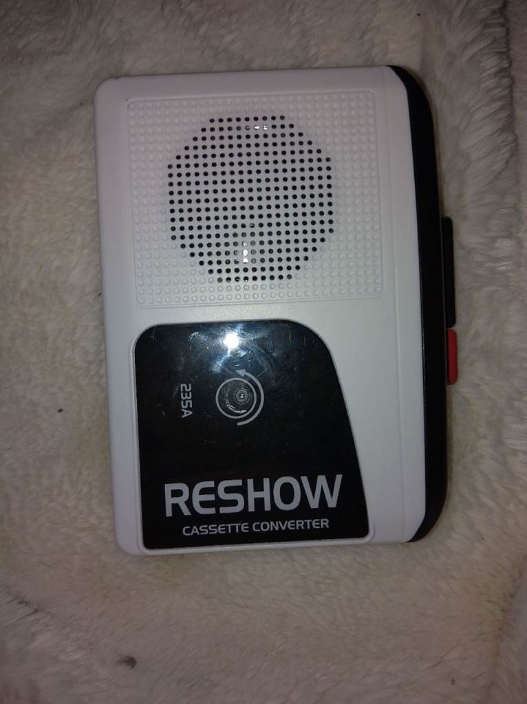 RESHOW Cassette Converter - White, Good Condition
