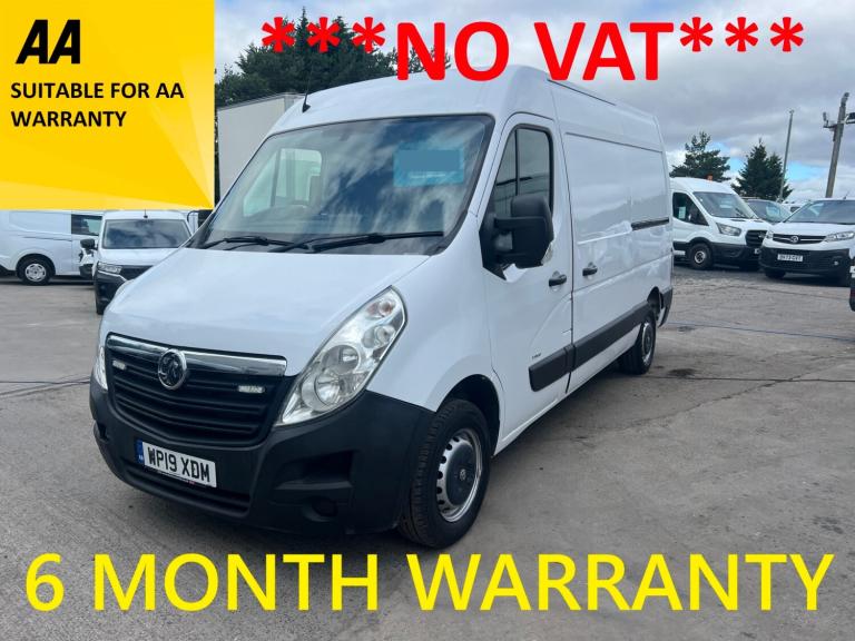 2019 Vauxhall Movano 2.3 CDTI H2 Van 130ps PANEL VAN Diesel Manual
