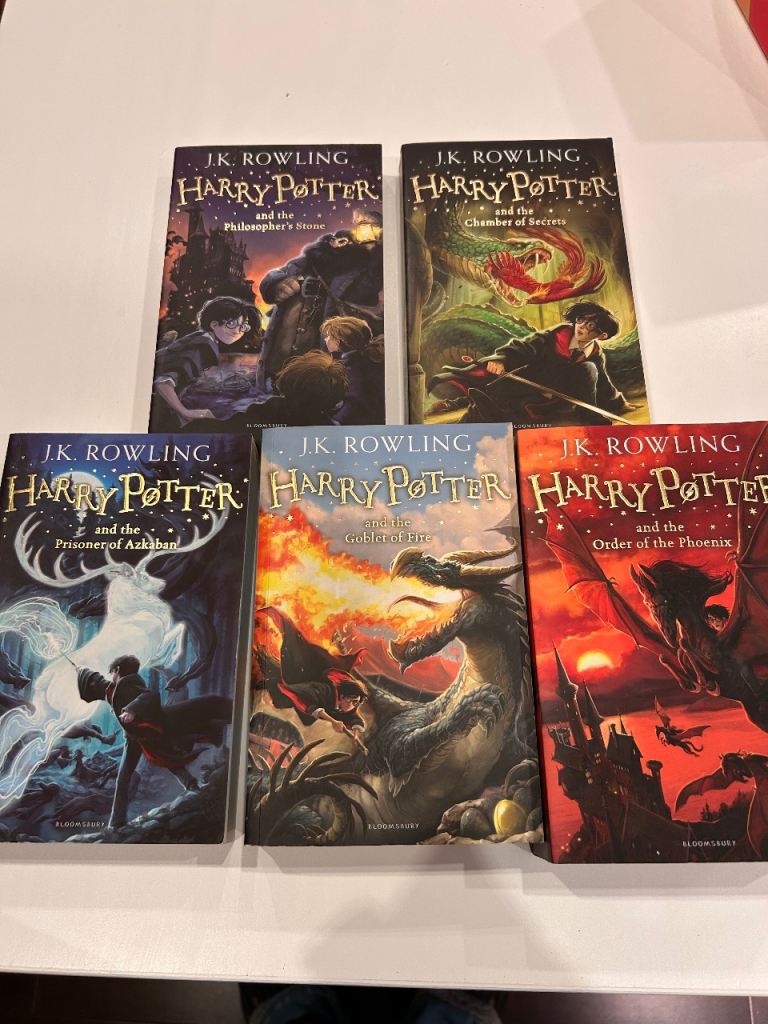 Harry Potter books 1-5