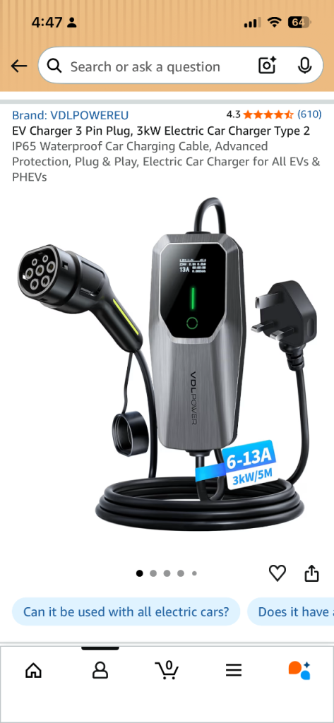 Granny EV charger 