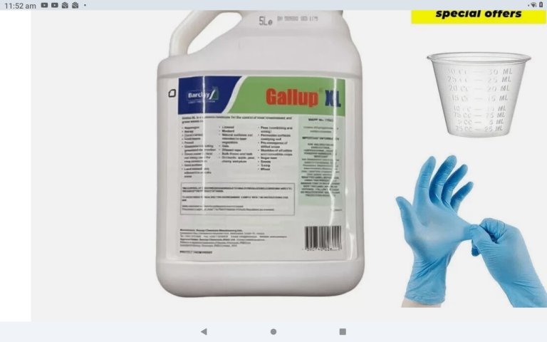 5L GALLUP XL PROFESSIONAL STRENGTH GLYPHOSATE 360g/L WEED KILLER concentrate