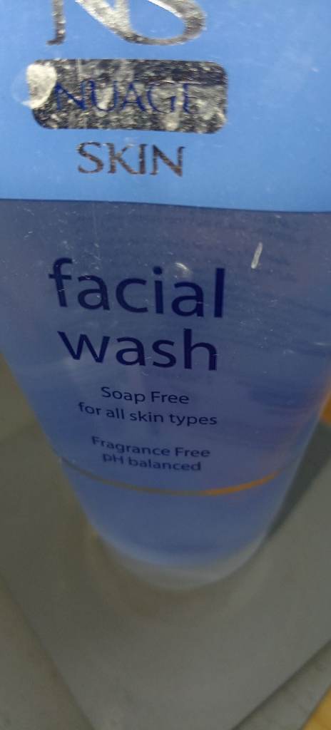New Nuage face wash 