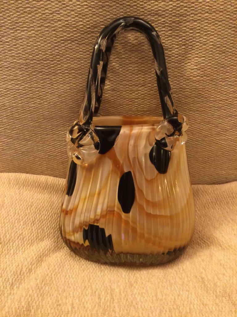 Murano Glass Vincenza Collection Handmade Ladies Bag Handbag