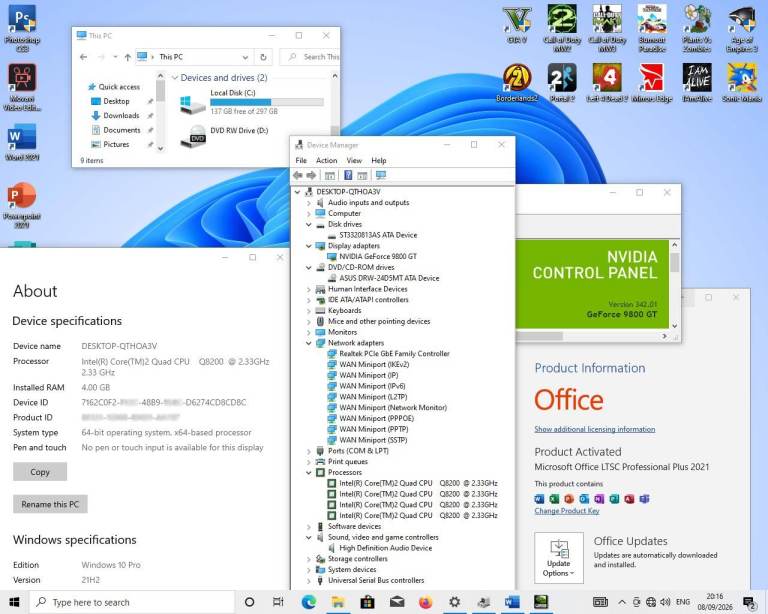 Gaming PC + 12 Games + Nvidia (i3 / i5, GTA 5, Valorant, League of ...