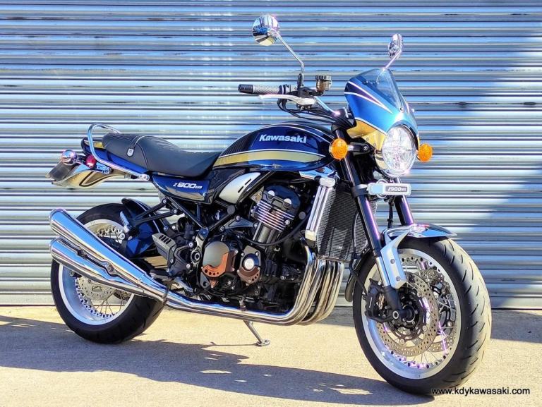 2022 Kawasaki Z900RS, Lots of extras, Unique example