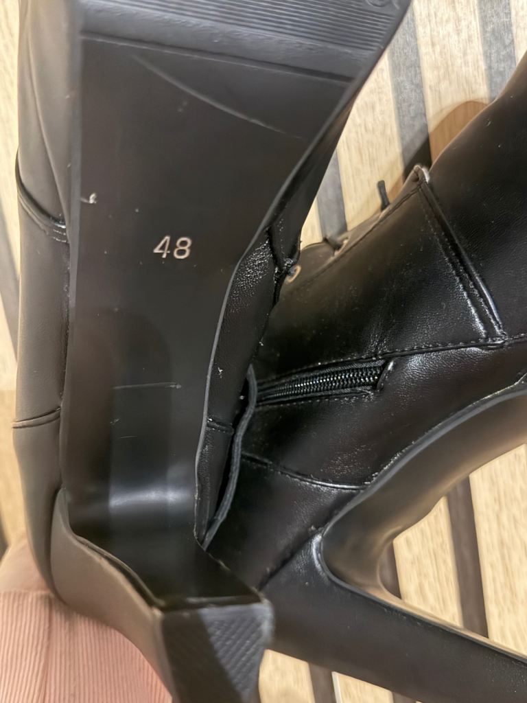 Women’s platform boots - goth emo dom