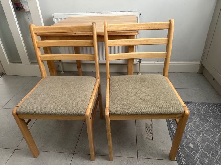 2 seater dining table with chairs