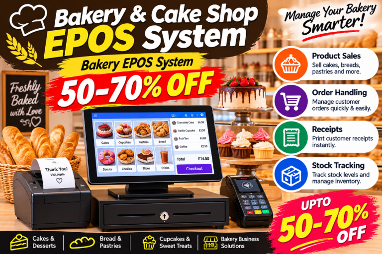 Bakery & Cake Shop EPOS System – Special Offer 50%–70% OFF