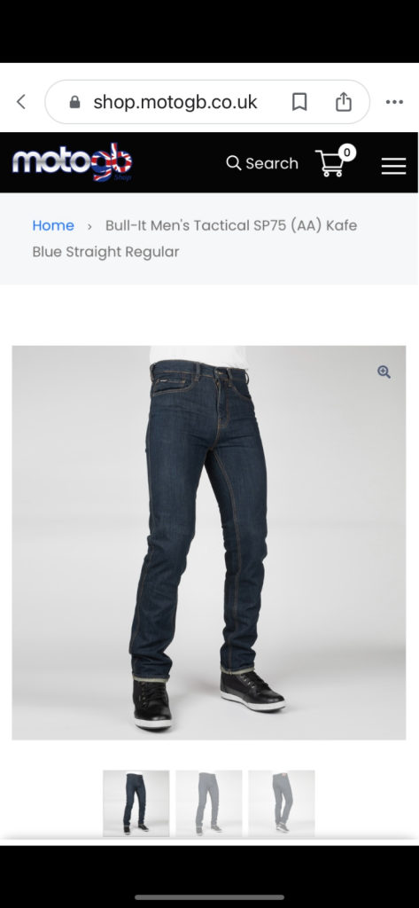 Motorbike jeans - armoured 