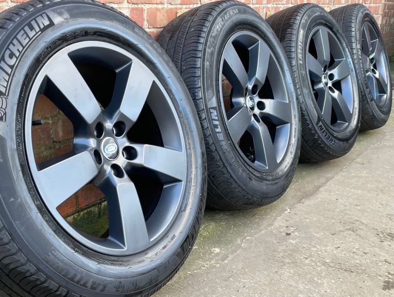 4 x Land Rover Defender 20” Grey Alloy Wheels L663 5098 Michelin Tyres 255/60/20