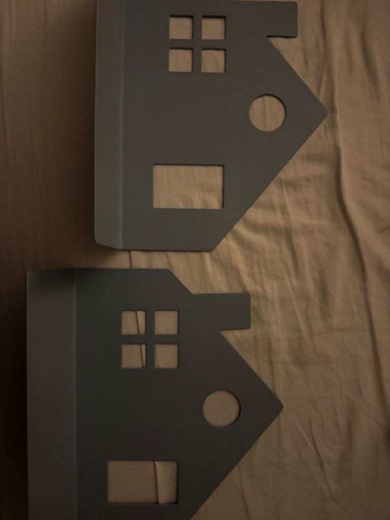 Two John Lewis - House Shaped Shelves