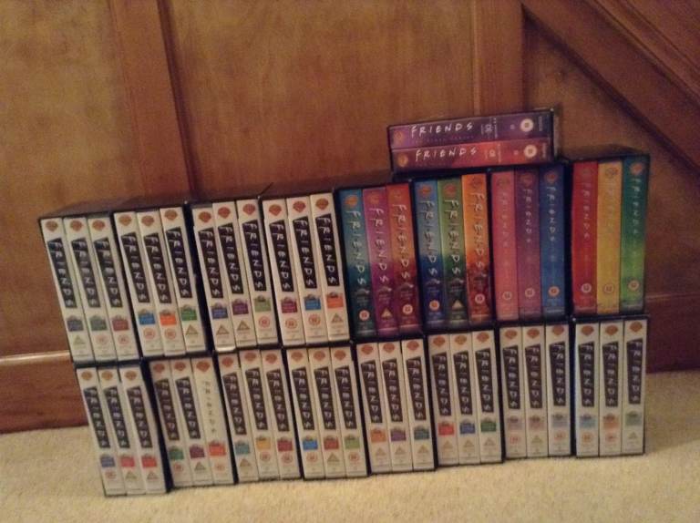 Video 'Friends' box sets unplayed apart from one, predominantly all series.