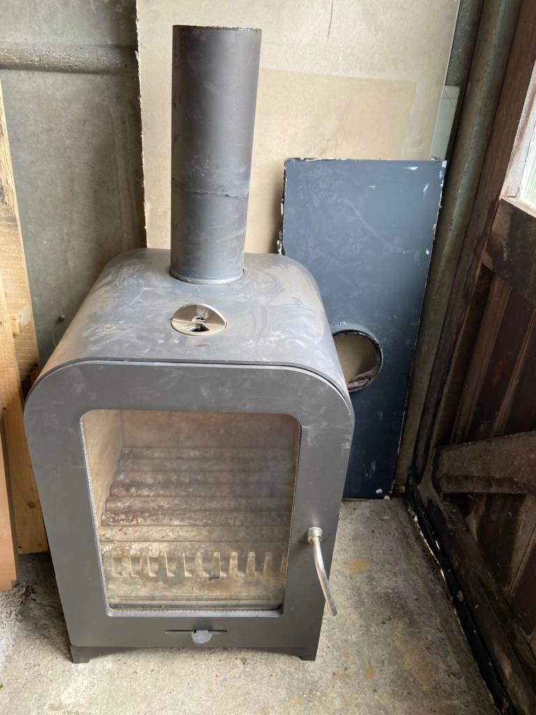 Multi fuel stove log burner fireplace indoors winter heating
