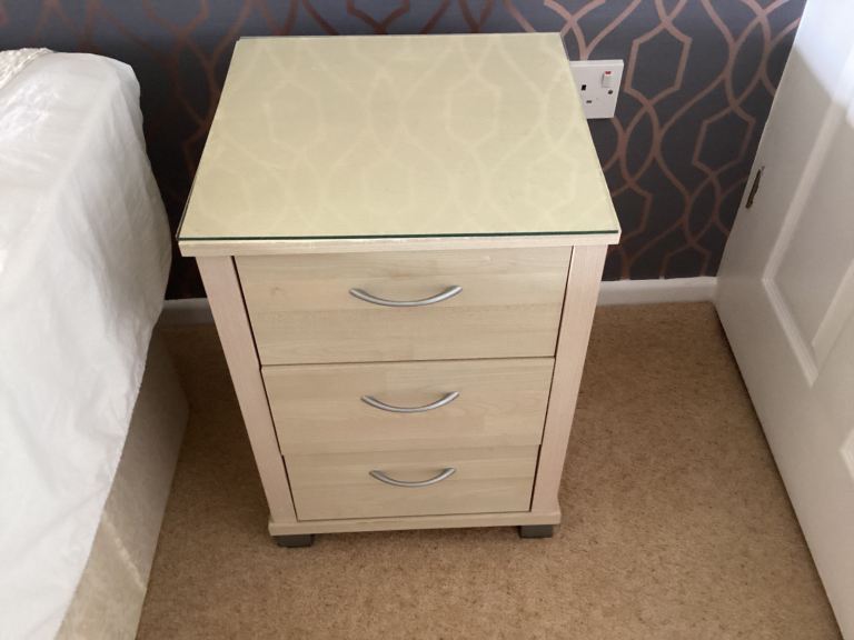 Maple bedside table like new free
