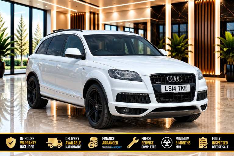 2014 Audi Q7 3.0 TDI 245 Quattro S Line Plus 5dr Tip Auto ESTATE Diesel Automatic