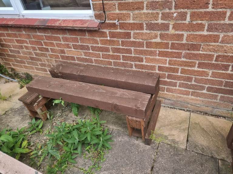 Homemade strurdy bench