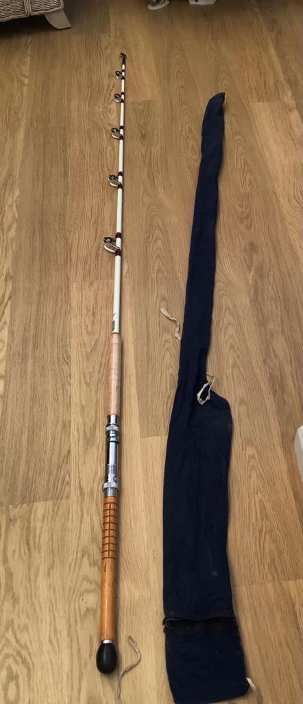 Eddystone Marco  7 Foot Boat Fishing Rod  With Canvas Bag  It is 2 Half = 7 Foot  £20