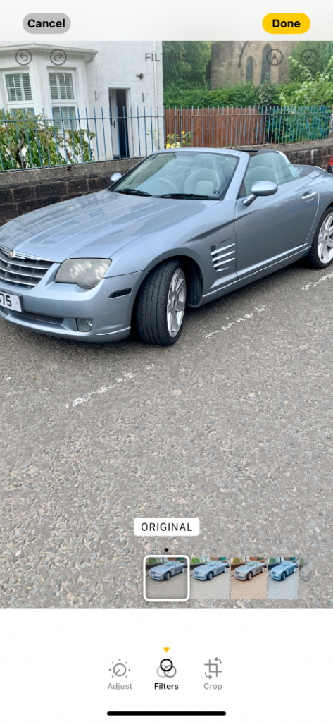 Chrysler Crossfire convertible