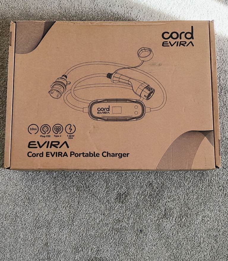 Cord CEE to type 2 charger cable