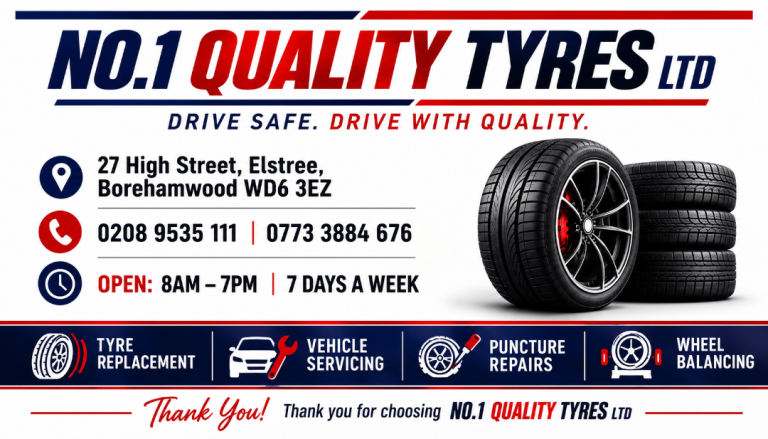 No.1 Quality Tyres - Brand new and part worn tyres 