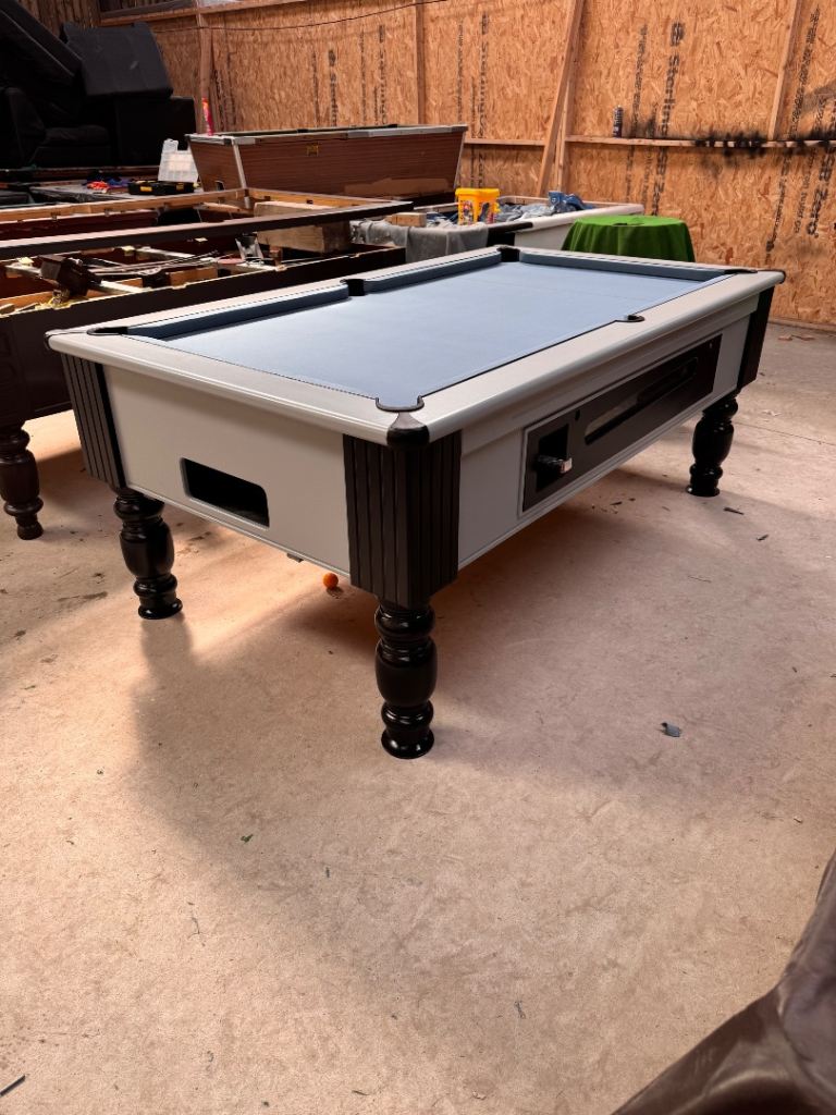 Tourament Pool Table • 7x4ft 🎱 Free Delivery & installation 🚚 coin operated - set free play 