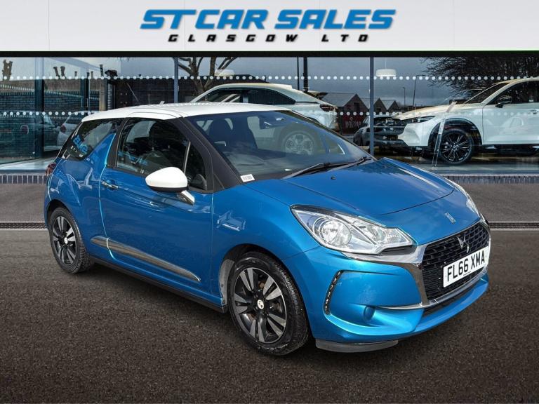 2016 DS DS 3 1.2 PureTech Chic Hatchback 3dr Petrol Manual Euro 6 (82 ps)