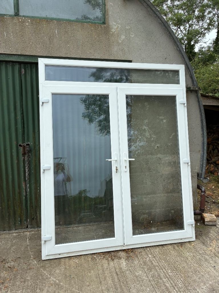 PVC French Doors with Fanlight