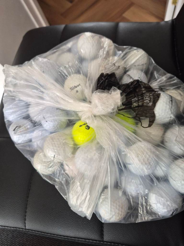 Bag of Used Golf Balls – Mixed Brands & Condition