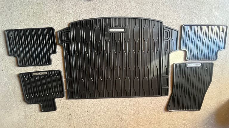 Genuine Range Rover Evoque Rubber Mats & Boot Liner – Complete Set