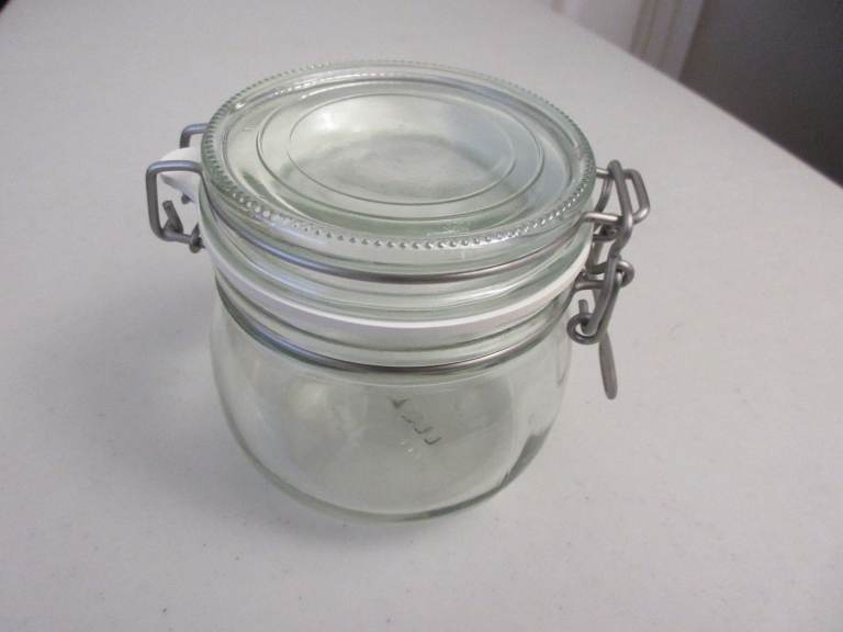 Storage Jar With Rubber Seal & Air Tight Lid BRAND NEW